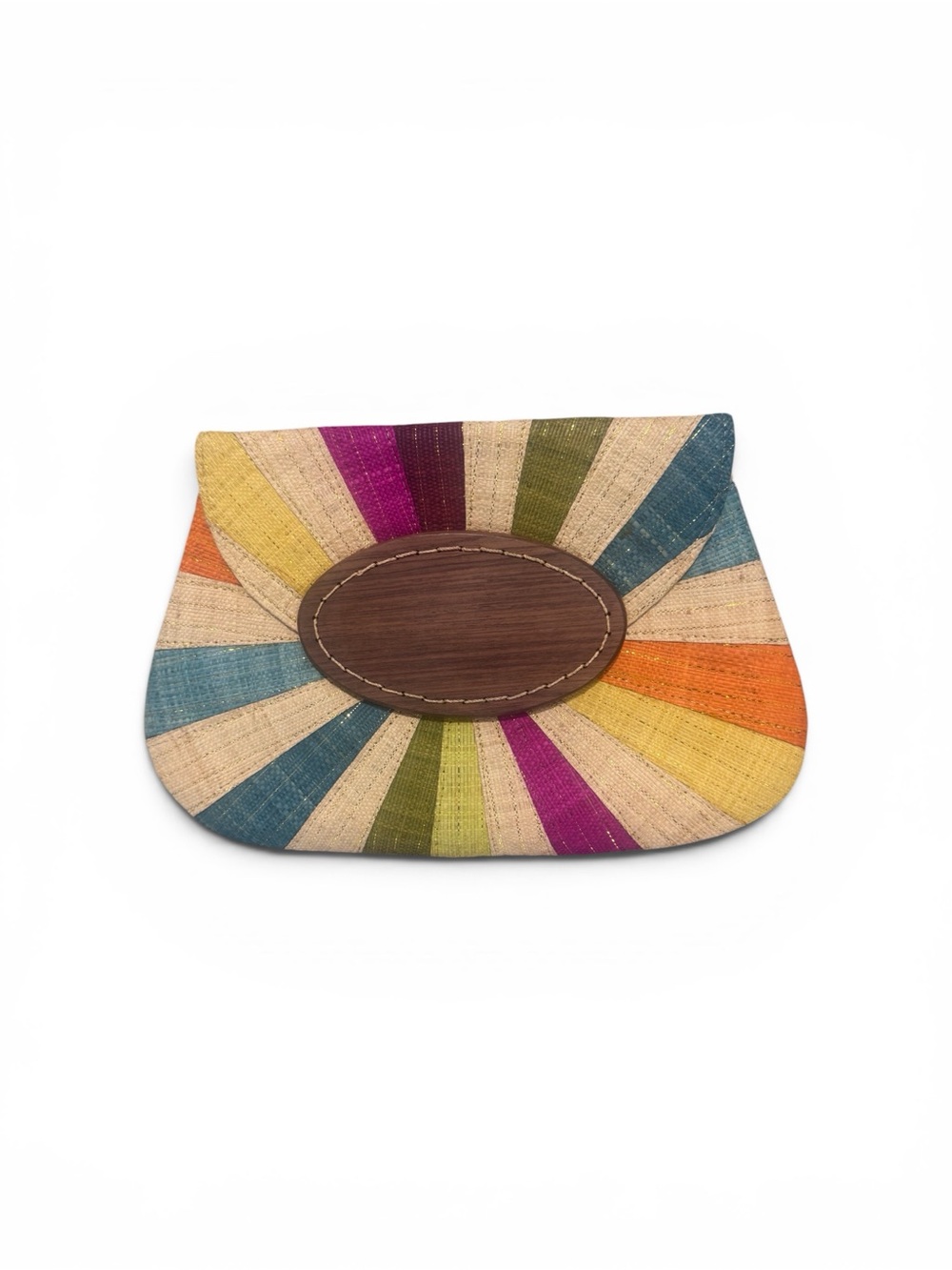 Vintage Mar Y Sol Rainbow Clutch